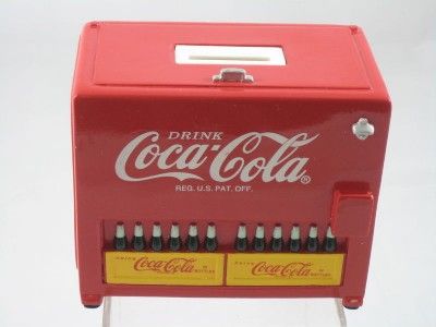   NEW COCA COLA VENDING MACHINE BANK (NOT MUSICAL) NEW IN BOX  