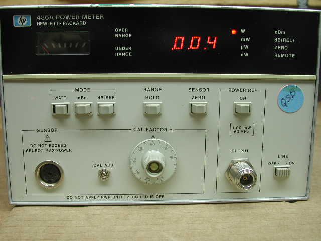 HP 436A Power Watt Meter w/ opt W30  