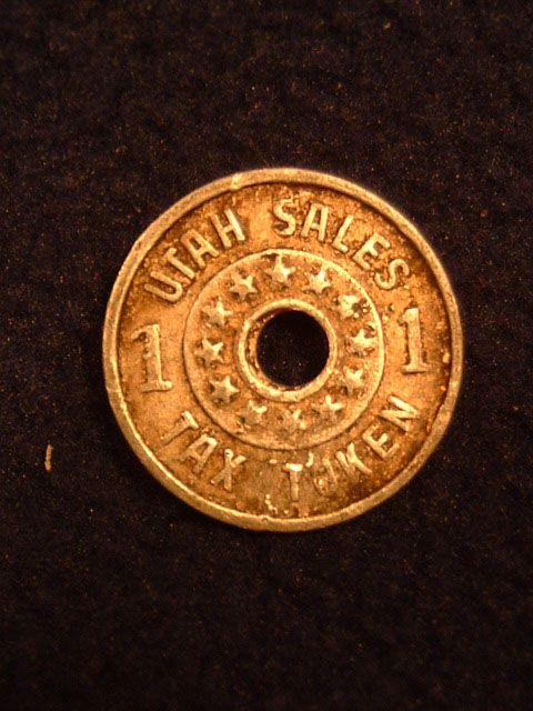 Utah Sales Tax Token. Reverse states Emergency relief Fund. Fine 