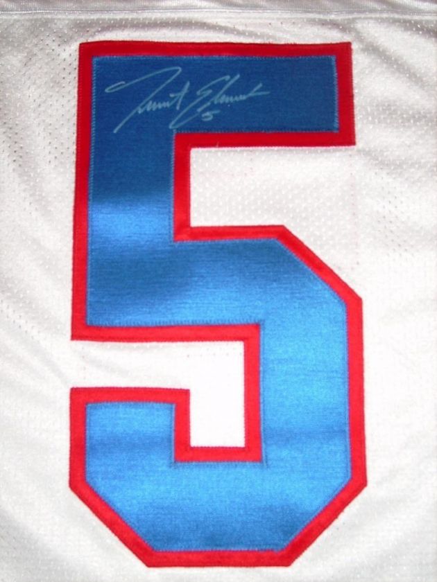 Trent Edwards autograph signed Buffalo Bills throwback jersey  