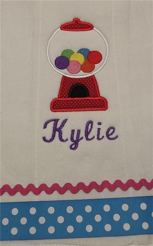 Personalized Baby Burp Cloths   Great Baby Shower Gifts  