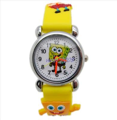 1pcs SpongeBob Squarepants Childrens watch,Xmas Gift  