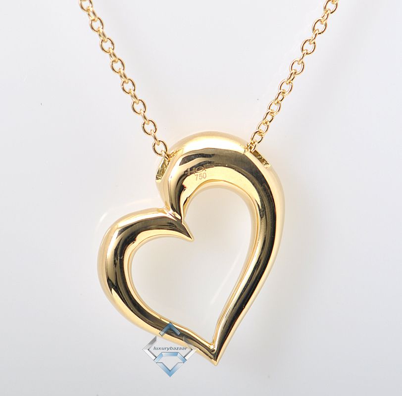 Hearts on Fire 18K Yellow Gold Diamond Heart Pendant  