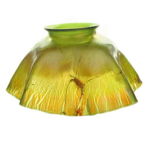Tiffany American Favrile Glass Lamp Shade large photo