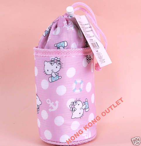 Hello Kitty Insulated Water Bottle Bag Case Sanrio C27b  