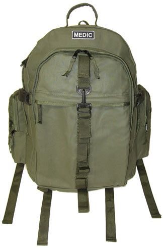 MEDIC Backpack Bag Medical Nurse Hospital w/Patch 15G  