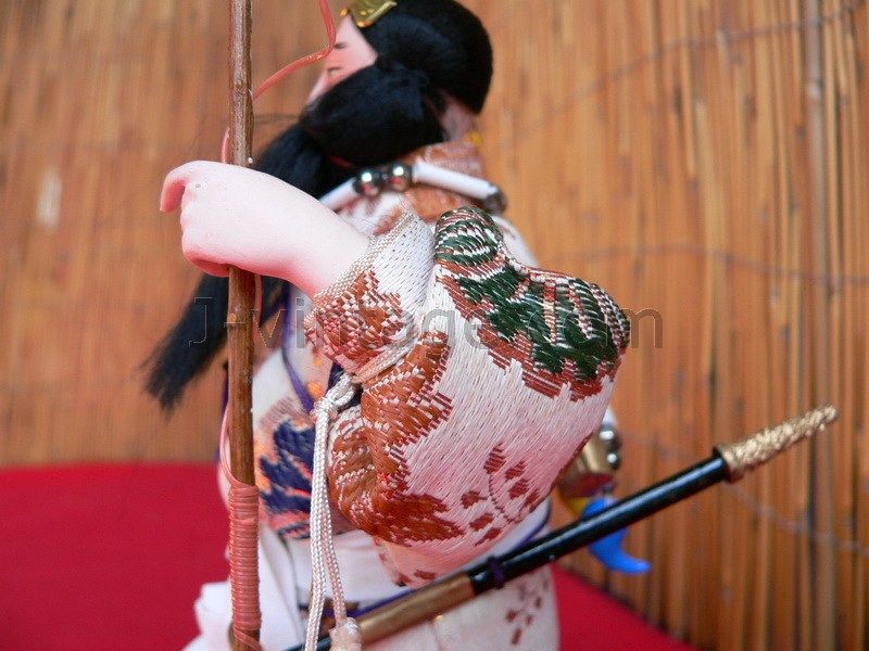 27cm DOLL Japanese JIMMU TENNO 1st Emperor SAMURAI  