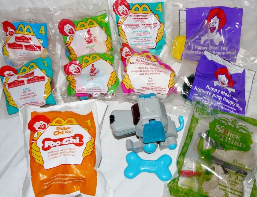 McDonalds happy meal toys NEW Set of MIXED LOT of 10 new in bag toys 