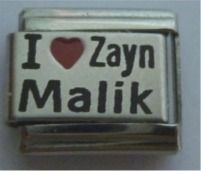 Italian Charms L74 One Direction I Love Zayn Malik  