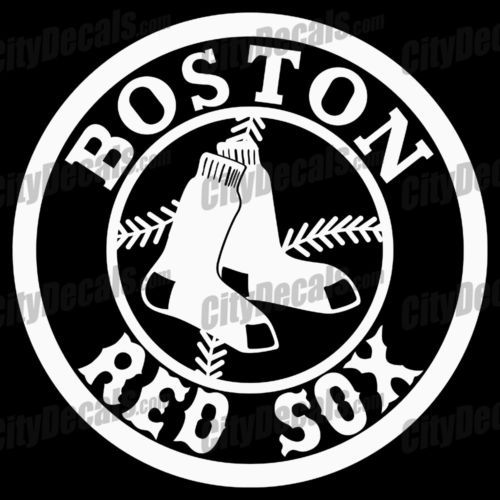 12 BOSTON RED SOX LOGO   VINYL WINDOW DECAL  