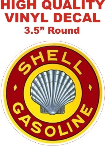 Nice Vintage Style Shell Gasoline Gas Oil Pump Decal The Best or 100% 